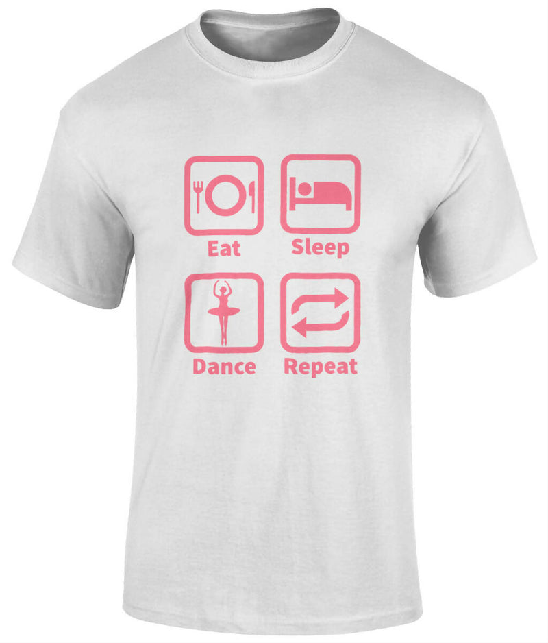 Eat Sleep Dance Repeat Kids T-Shirt